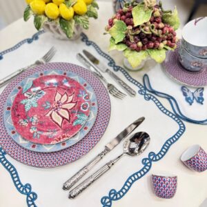 BEYAZ İŞ AMERİKAN SERVİS İNDİGO MAVİ - Görsel 3