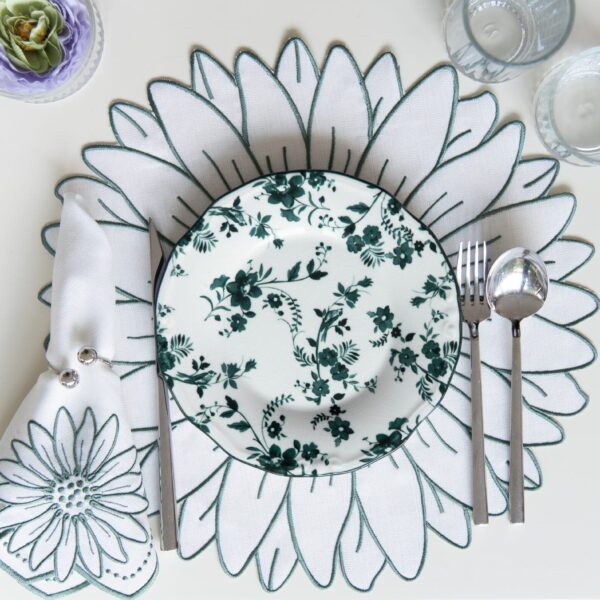 Papatya Model Amerikan Servisi, Yeşil yakın çekim