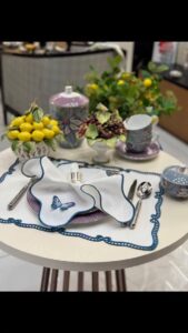 Beyaz İş Servi̇s Peçetesi̇ İndi̇go Mavi̇ - Casare