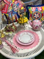 YUVARLAK FİYONK AMERİKAN SERVİS 2 'li sofra üzerinde kullanımı