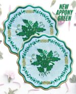 Herend Appony Yeşi̇l Kokteyl Peçetesi̇ yakın çekim