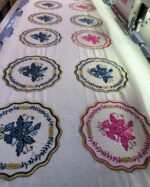 Herend Appony Turquise Kokteyl Peçetesi̇ yakın çekim