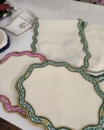 Turuncu Herend Appony Uyumlu Runner sofra üzerinde kullanımı