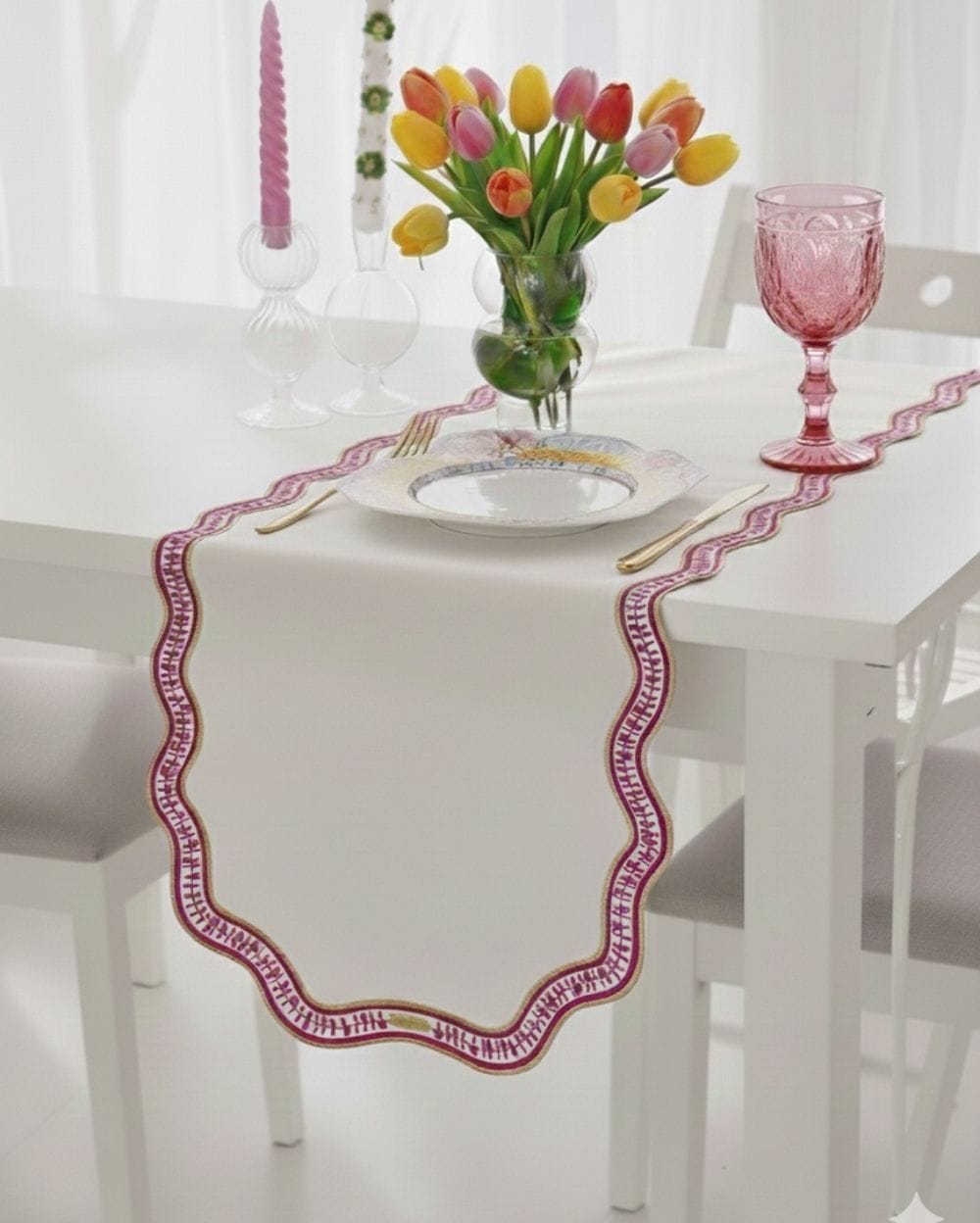 Turuncu Herend Appony Uyumlu Runner - görsel 5